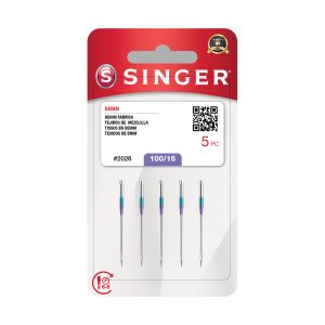 Aguja 2026 para Jeans - 5 unidades, 100/16