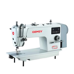 Set Máquina Industrial Recta Gemsy S2 Motor Servo Directo