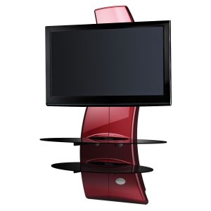 Rack Tv Italiano Ghost Design 2000 Meliconi Metallic Red
